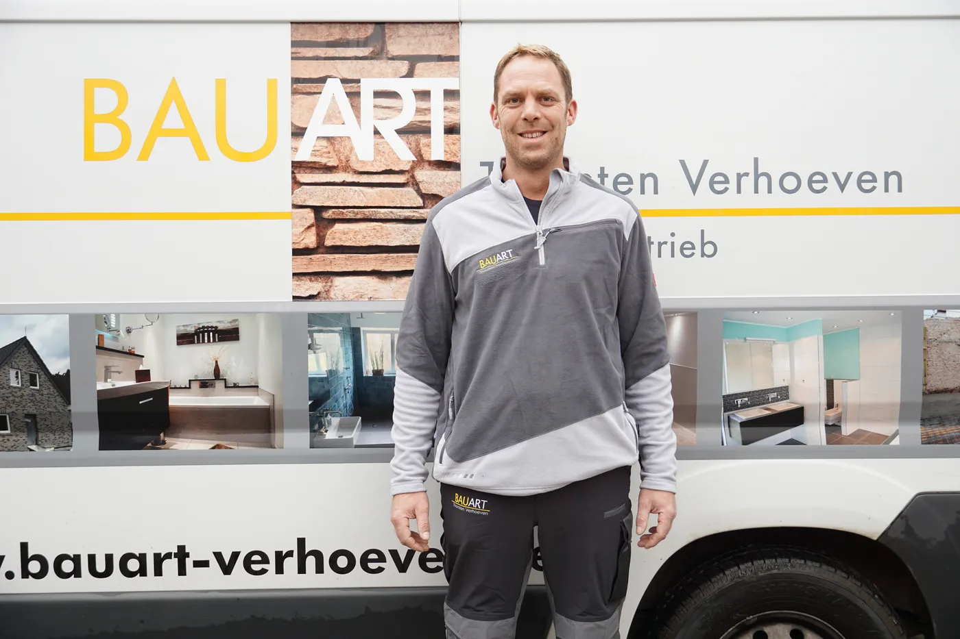 Thorsten Verhoeven, Inhaber und Maurer- und Betonbaumeister von BAUART in Krefeld