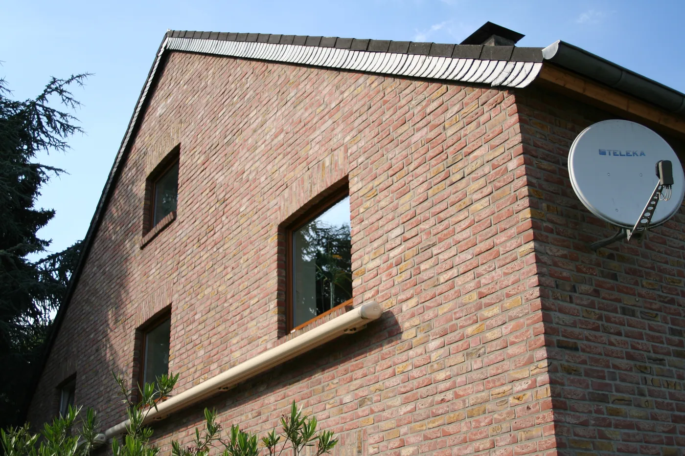 Verblendfassade mit Mineralwolldämmung an einem Krefelder Wohnhaus